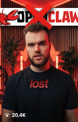 Reel mit 20.4K Views — 'lost' Branding Shot